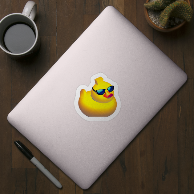 Rubber Duck with Sunglasses by BAYFAIRE